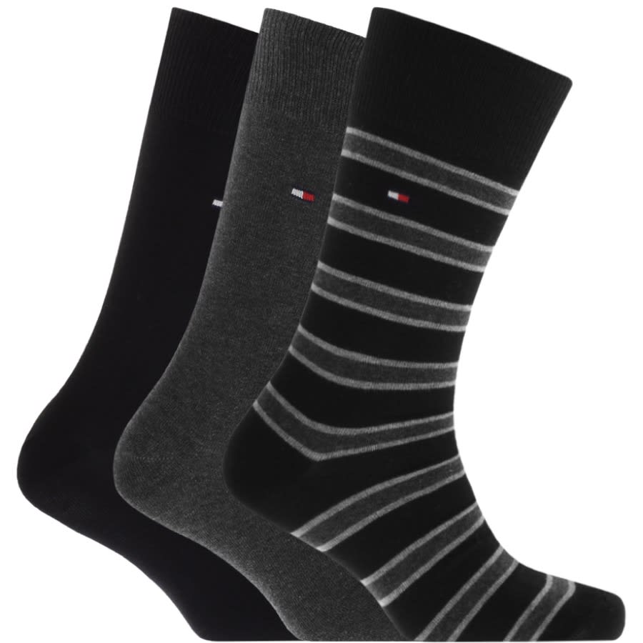 Alternative Image for ProductTommy Hilfiger Three Pack Socks Black1